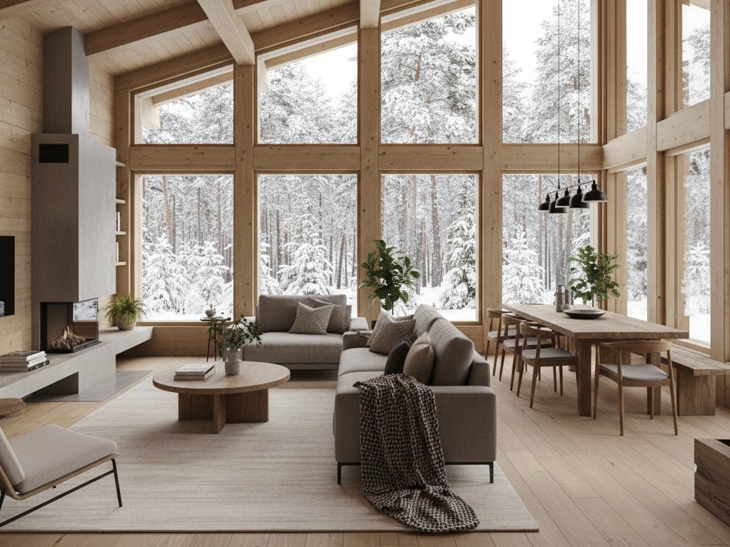 Интерьер готового дома