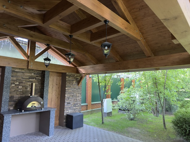 Фото Домик-барбекю